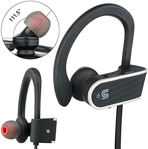 CHSMONB Bluetooth Earphones, Wireless Sports Headphones In-Ear Wireless Bluetooth Headphones Sweatproof Bluetooth Earphones Earbuds Stereo with Mic Bass Noise Cancelling for Gym Running Workout.