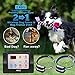WIEZ Dog Fence Wireless & Training Collar Outdoor 2-in-1, Electric Invisible Wireless Fence w/Remote, Adjustable Range, Waterproof, Reflective Stripe, Harmless for All Dogs- 2 Collars