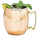 Old Dutch Nickel-Lined Solid Copper Hammered Moscow Mule Mug, 16 Oz.