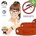 All Natural Mosquito Repellent Bracelets - V.2 - Pack of 5 - Zika Dengue Fever Protection - No Messes, NO DEET, Great for Kids and Adult Easy to Use Snap Lock Wristbands - 60 Day Money Back Guarantee