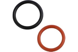 EKUWU Power Steering Pump O-Ring Kit, Replaces # 91370-SV4-000 91345-RDA-A01, Power Steering Pump Rubber Inlet & Outlet O-Ring Seals Replacement for Honda Ridgeline DX RT RTL MDX RDX RDX, Pack of 2