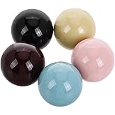 IWOWHERO 5pcs Perfume Ball Cap Unique Electroplated Design Spray Bottle Topper Lid for Cologne Bottles Elegant High Gloss Finish Versatile for Dates and Parties Reliable Craftsmanship