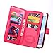 Note 5 Case, Galaxy Note 5 Case, Joopapa Galaxy Note 5 Wallet Case,Pu Leather Case Magnet Wallet Credit Card Holder Flip Cover Case Built-in 9 Card Slots & Stand Case for Samsung Galaxy Note 5 (Pink)