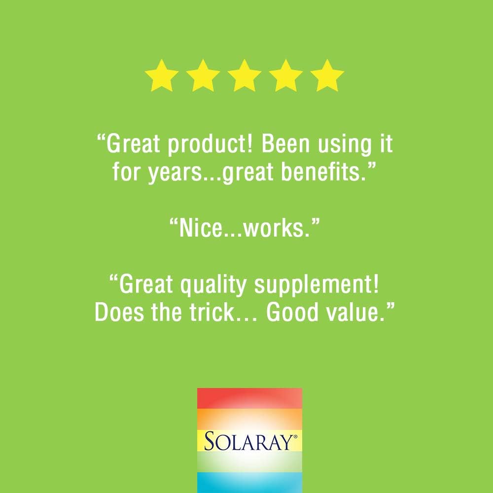 Solaray Alfalfa Leaf 430mg | Vitamin-Rich Superfood w/Fiber & Chlorophyll | Healthy Blood, Kidneys & Digestion Support | Non-GMO, Vegan | 100 VegCaps: Health & Personal Care