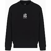 Armani Exchange mens Cotton Icon Logo Crewneck