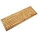 Sengu Bamboo Wooden Design Wireless Keyboard for  Laptop, Computer, Macbook ( SG-KG308)