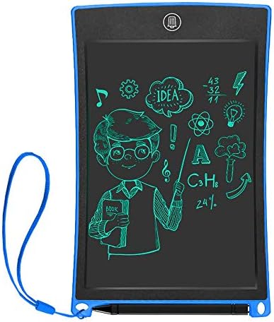 Ksera Updated 8.5 Inch LCD Writing Tablet, Electronic Writing Drawing Board Tablet eWriters with Memory Lock, 1 Key Erase Function Suitable for Office Home School Handwriting Notebook (Blue)