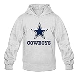 AK79 Men's Sweatshirt Dallas Star Logo Cowboys Ash