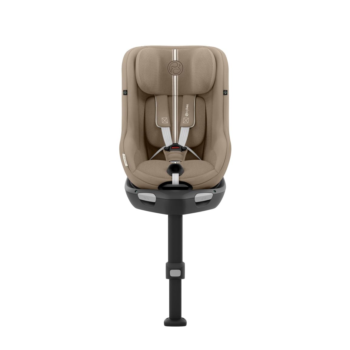 CYBEX Gold Kinder-Autositz Sirona Gi i-Size Plus inkl. Base, Ab ca. 3 Monaten bis 4 Jahre (Ab Geburt mit Neugeboreneneinlage), Max. 20 kg, 61 - 105 cm (Ab 40 cm mit Neugeboreneneinlage), Almond Beige 2