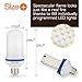 Mei-Max MOOD SETTING FLAME EFFECT LED BULB – Entry, Patio, Porch Light, Indoor Outdoor Realistic Flame LED Decorative Lights - Unbreakable Dancing Fire Light Bulb with Lamp Base