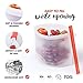 Reusable Silicone Food Bag Storage Freezer Bags Set of 4 - Large Size 50 OZ Airtight Seal Bag Keep Your Food Fresh for Sous Vide, Liquid, Snack, Lunch, Fruit - 2 Large & 2 Small (50+30 OZ)