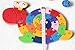 HIPGCC Snail Puzzle Wooden Jigsaw Toys alphanumeric Puzzles Preschool Educational Toys for Toddlers Kids Children Boys Girls, Toys for Age 3 4 5 Year Old and Up