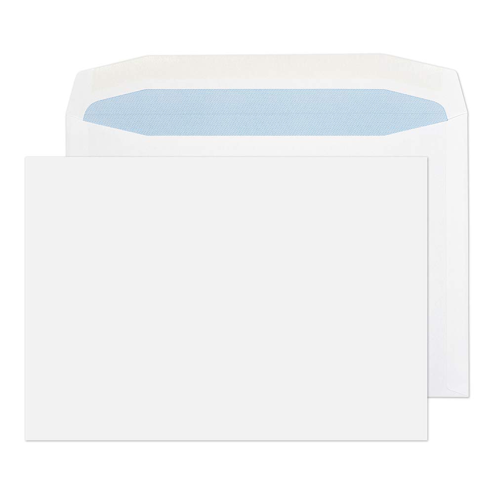 Blake Envelopes Purely Everyday C4 229 x 324 mm enveloppes gommées avec fenêtre-Blanc-Lot de 250