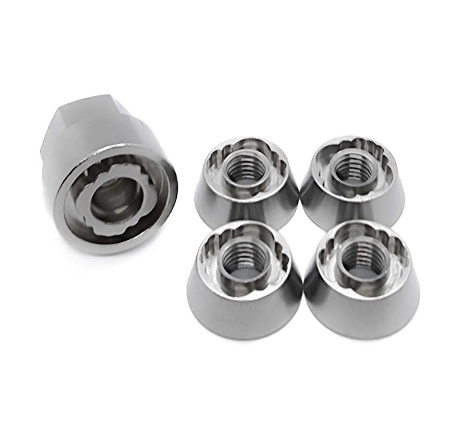 OG Secure | M8 (8mm) POLY Anti-Theft Security Nut Set - 304 Stainless Steel | Tamper Proof Reusable Shear Nuts | For Roof Tent, Winch, Light Bar, E-Bike | For 8mm Thead/Bolts