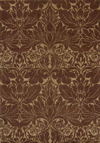 Transitional 8'x11' Rectangle Area Rug in Bronze color from Amiri Collection