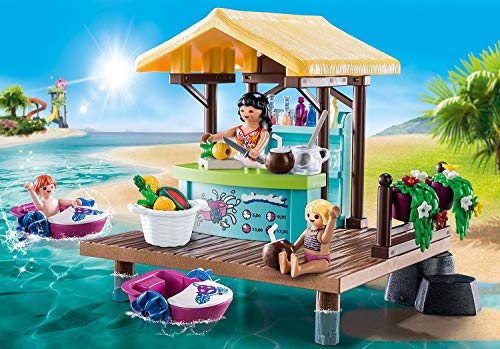 PLAYMOBIL Family Fun 70612 Paddleboot-Verleih mit Saftbar, Mit 2 schwimmfähigen Booten, Ab 4 Jahren – Bild 3