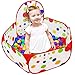 Dreampark Kids Ball Pit Playpen Ball Tent Pool with Basketball Hoop and Zippered Storage Bag for Kids Toddlers, 3.28 ft/100cm (Balls not Included)
