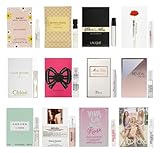 12 Women Perfume Vial Sample Set Miss Dior, Chloe, Viktor & Rolf, Bottega Veneta