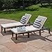 Christopher Knight Home Jamaica Outdoor Wicker Chaise Lounge with Water Resistant Cushion, 2-Pcs Set, Multibrown / Cream
