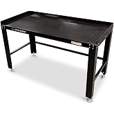 Eastwood Heavy Duty Steel Construction Shop Fully Adjustable Work Bench Holds Up to 1600 Lbs Powder Coated Finish