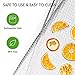 TABIGER Pack of 6 Reusable Non Stick Silicone Dehydrator Mesh Sheets 14