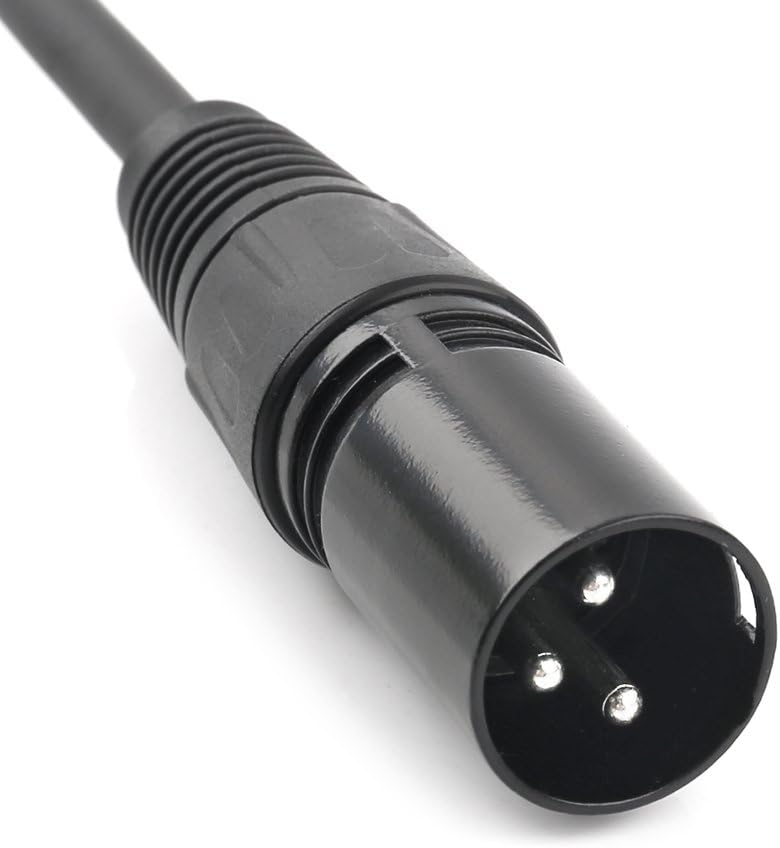 Tisino Y Cable, XLR Mic Combiner, Balanced Microphone Adapter (2 Female to 1 Male) - 2m, Black, 1,5 m - Image 5
