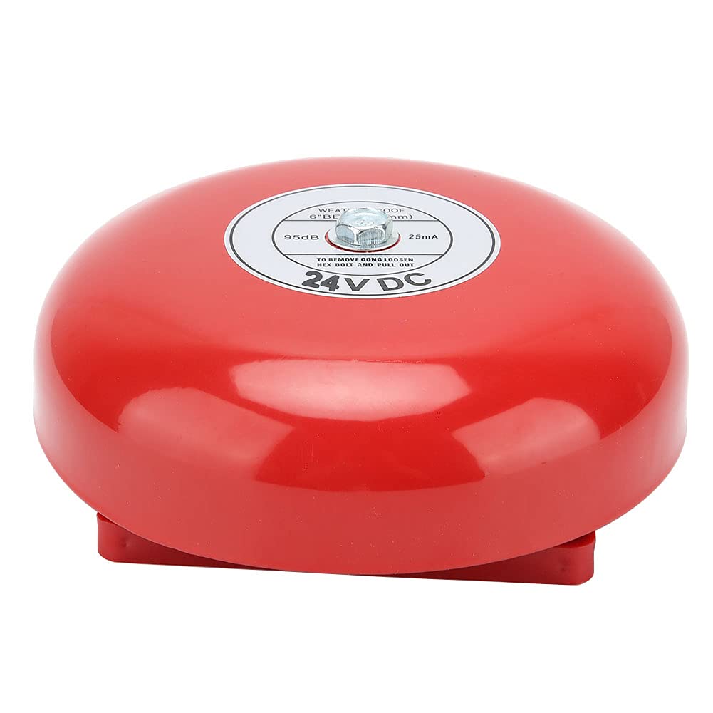 6 Inches Electric Alarm Bell, Carbon Steel Internal Strike Type Bell 95db (24V)