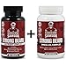 Beard Grower Vitamins & Omega-3 Beard Growth Product to Grow Thicker Beard Faster | A Best Facial Hair Grower, Beard Vitamin - for Beard Starter, Patchy Beard or to Grow Thick Beard