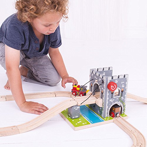 Bigjigs Rail Wooden Drawbridge - Wooden Train Set Accessories