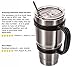 Bold Steel Accessory Kit Bundle with 4 Stainless Straws, Lid and Handle for 30-Ounce Tumbler