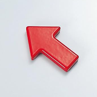 Amazon ユニット 矢印マグネット 焼結マグネット 46 33 7厚mm 373 44 A 安全標識 産業 研究開発用品 通販