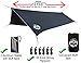 Hammock Tarp - 12 Foot Rain Fly for Extreme Waterproof Protection, Large Canopy is Portable and Provides Ideal Shelter for Your Camping Hammock Or Tent.