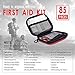 Tianbo First Aid Kit for Car, Survival and Emergencies – Light, Waterproof and Compact First Aid Kit with Hard Shell Case – Perfect for Hiking, Backpacking, Camping, Travel, Car, Home and Outdoorsthumb 2