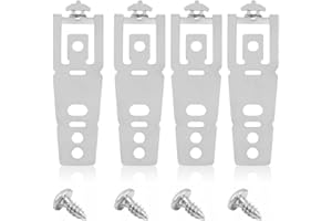 REYHOAR 4 Pack WD01X27759 Dishwasher Countertop Mounting Bracket with Screws, Replacement Part Fit for GE, Hotpoint Dishwasher