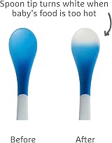 Munchkin White Hot Toddler Spoons 4 Pack Colour Changing Heat Alert view 2