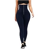 JGS1996 Plus Size Shapewear Tummy Control Leggings for Women High Waisted Compression Corset Waist Trainer Pants Body Shaper