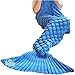 Hughapy Christmas Soft Mermaid Tail Blanket with Scale Living Room Sleeping Bag for Adult (71
