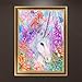 5D Diamond Painting, Full Drill Unicorn Crystals Embroidery DIY Resin Cross Stitch Kit Home Decor Craft (Unicorn in Garden)