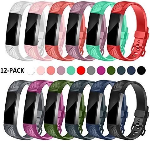 Gymu Fitbit Alta Bands,Fitbit Alta HR Bands, Replacement Wristbands with Secure Metal Buckle Clasp for Fitbit Alta Fitness Tracker