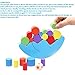 Wooden Stacking Blocks Balancing Game，Moon Equilibrium Game，Sorting Toy Balancing Moon Toy for Kids, Babies, Girls, Boys