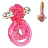 Time Delay Tongue Shape Single Speed Vibration Cock Penis Ring For Man Keep Erect