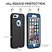 iPhone 8 Plus Case,iPhone 7 Plus Case,iPhone 6s Plus Case,FOGEEK Belt-Clip Protective Heavy Duty Kickstand [Shockproof] Cover Compatible for iPhone 8/7/6/6s Plus(Black and Blue)