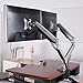 EUREKA ERGONOMIC Dual Monitor Arms, Full Motion Dual Stacking Mount, Fits Screens Up to 30