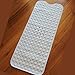 Bathroom Bath Shower Mat Vinyl Material Extra Long 39 x 15.5 Inches (White)
