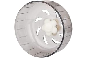 Small Pet Exercise Wheel, 13cm Transparent Hamster Treadmill, Silent Running Wheel with Aerodynamic Design for Gerbils, Guine