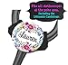 Yoke Stethoscope Tag - Watercolor Wreath - Steth ID Tag