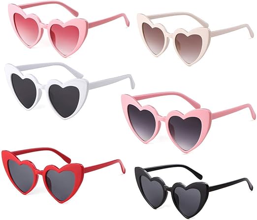 vintage heart glasses