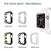 Doboli for Apple Watch Case 38mm iwatch Protector Bumper for Series 1 2 3 White/Pink