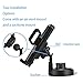 Wireless Car Charger, PTUNA Updated Air Vent Car Mount and Qi Wireless Charging 2-in-1 Car Mount Charger for iPhone X 8 8 Plus Galaxy S8 S8Plus Note 8 S6 S7Edge LG G2 & Qi Enabled Devices (Black2)