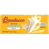 Bauducco Vanilla Wafer Cookies - Sugar Free Delicious &amp; Crispy Wafers- 0g of added sugar - 3 Creamy Layers - Great for Snacks &amp; Dessert - No Artificial Flavors, 5oz (Pack of 1)